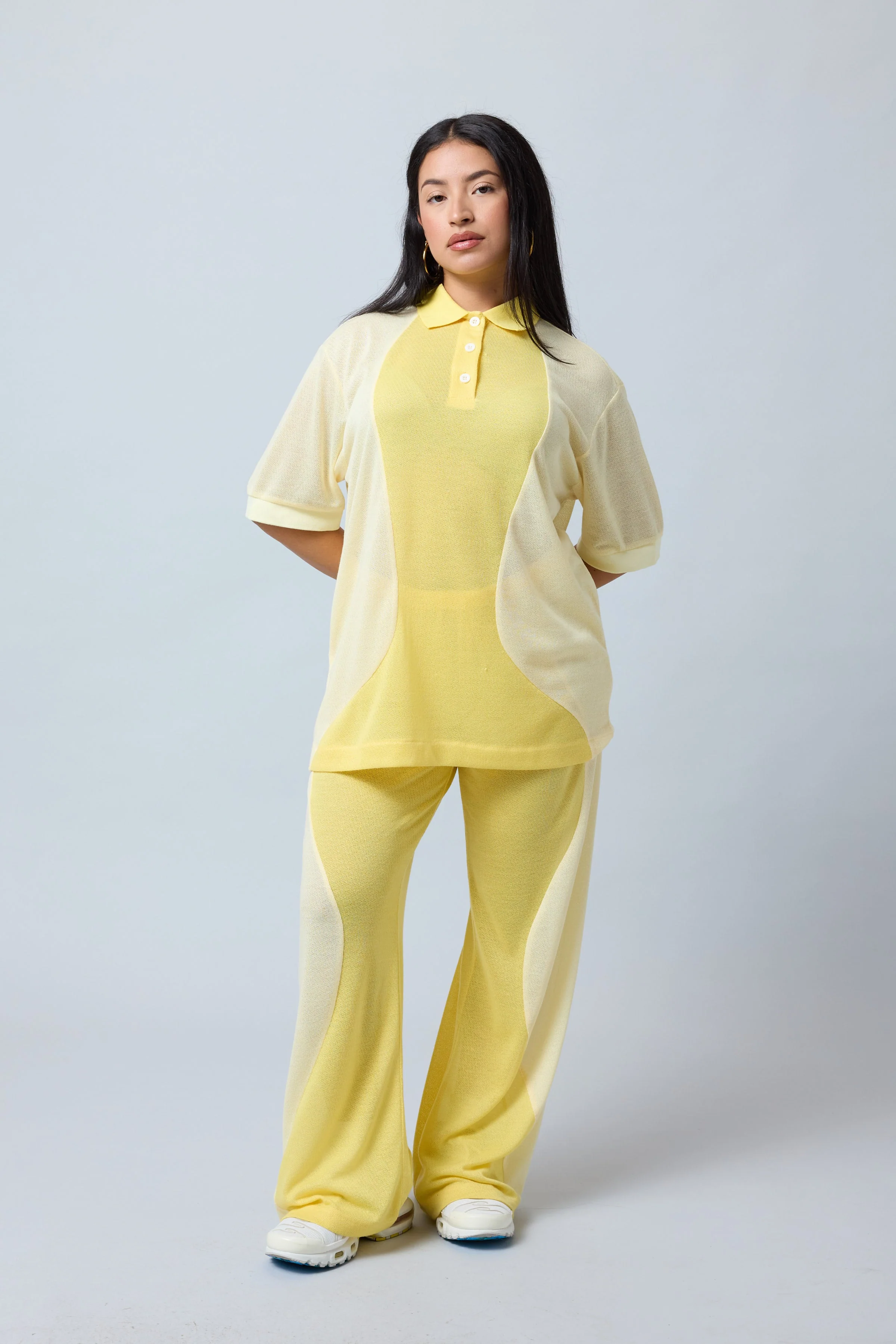 Out of Office Knit Polo - Sunbeam - Image 2