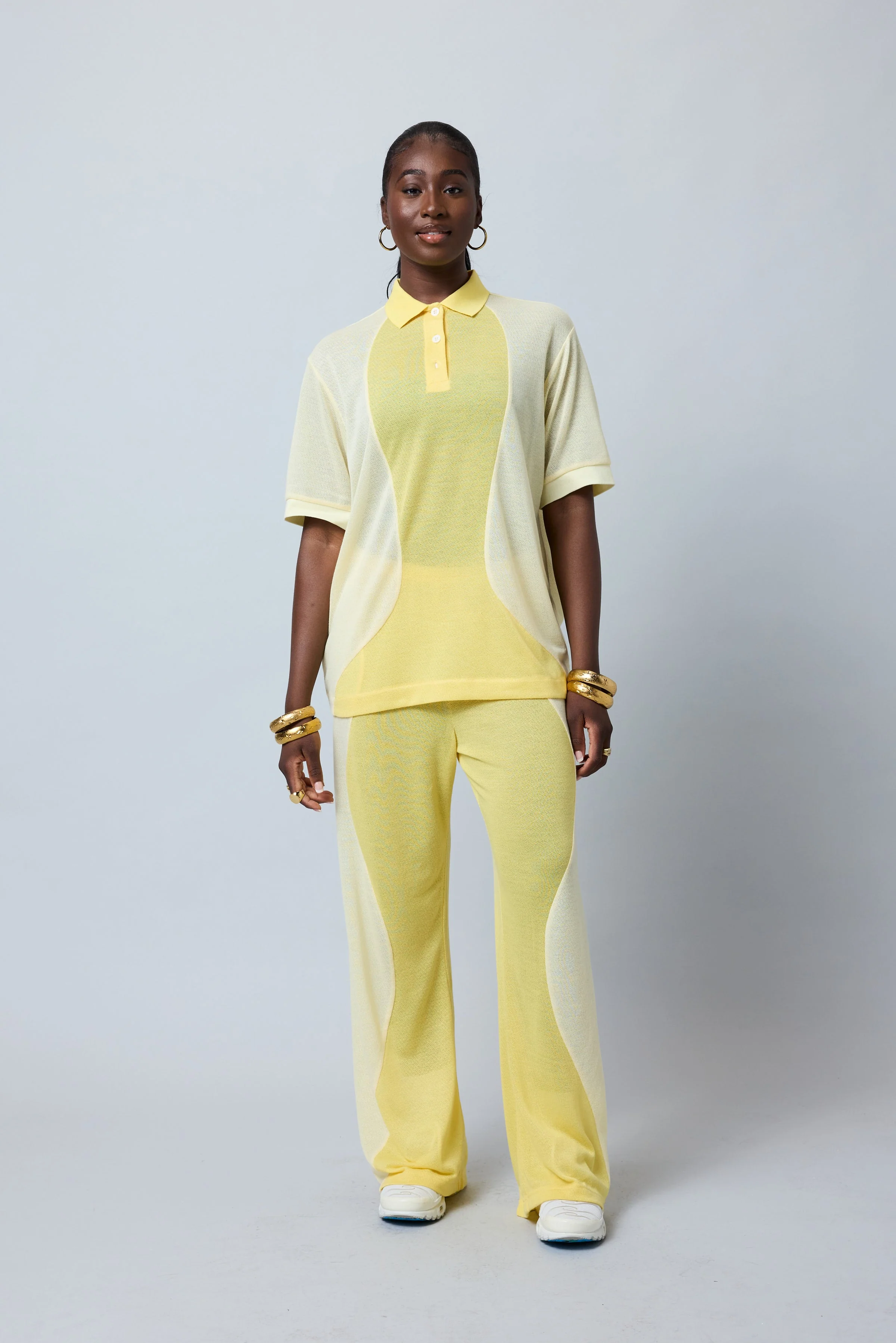 Out of Office Knit Polo - Sunbeam - Image 6