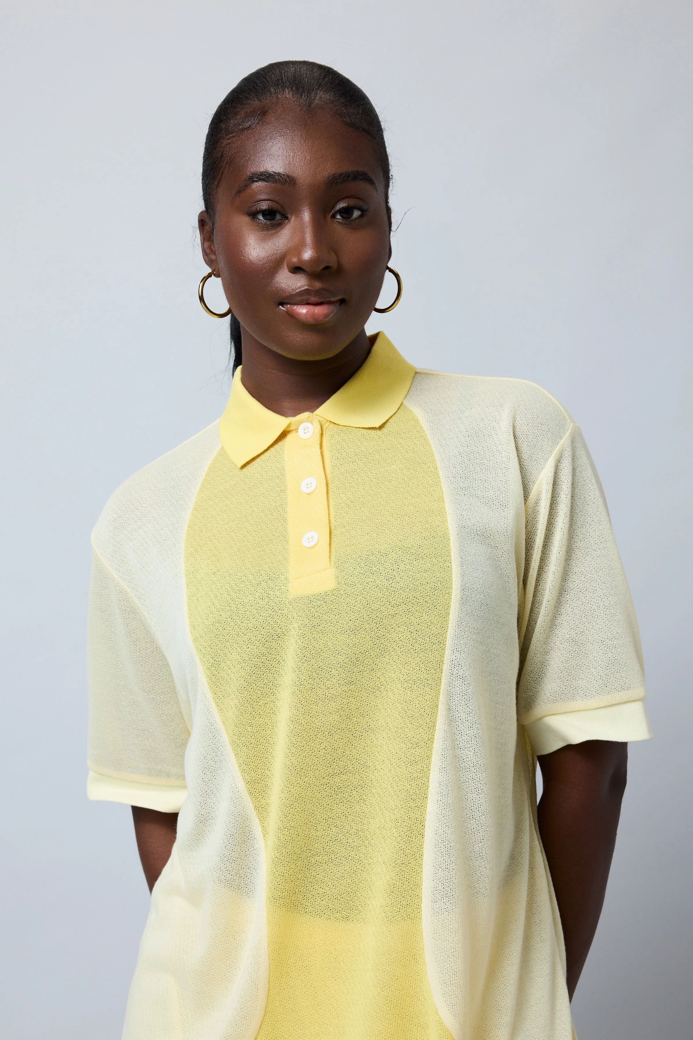 Out of Office Knit Polo - Sunbeam - Image 7