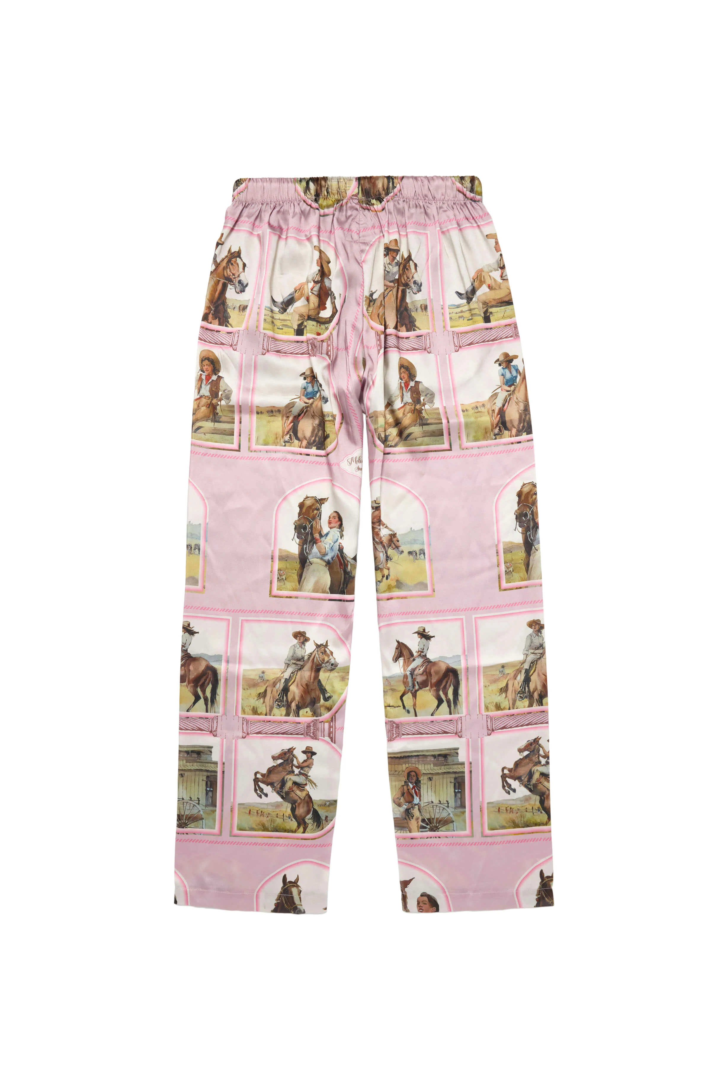 Silky Cowgirl Pant - Mauve - Image 10