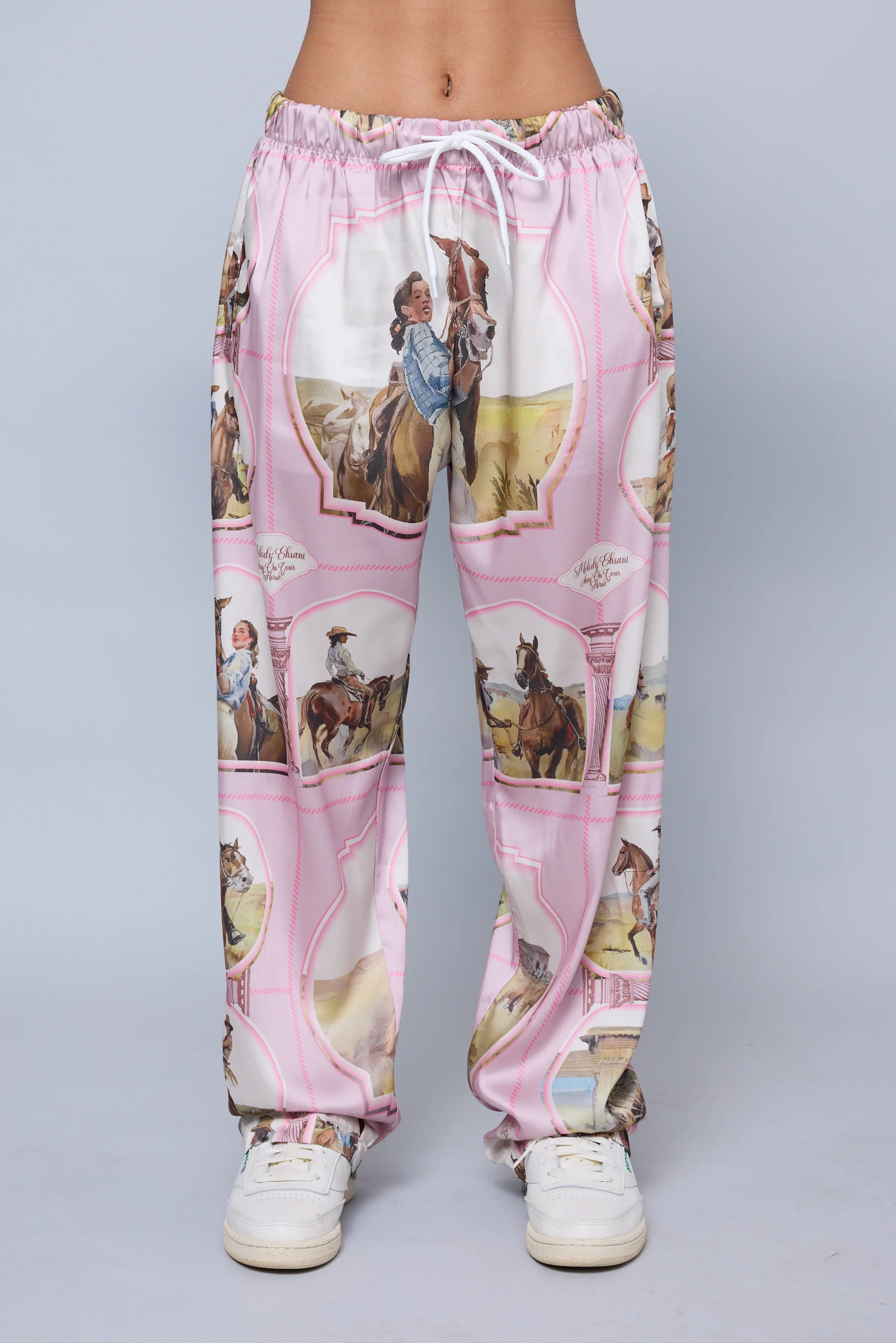 Silky Cowgirl Pant - Mauve - Image 3