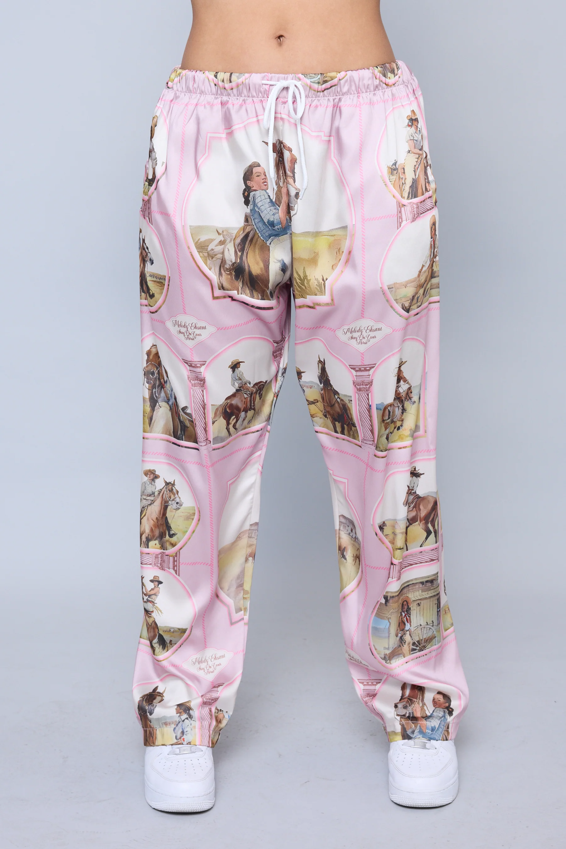 Silky Cowgirl Pant - Mauve - Image 8