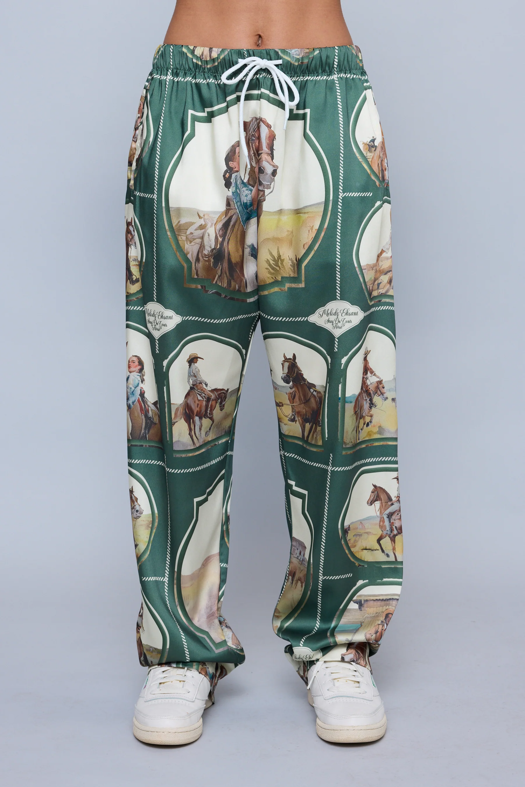 Silky Cowgirl Pant - Moss - Image 4