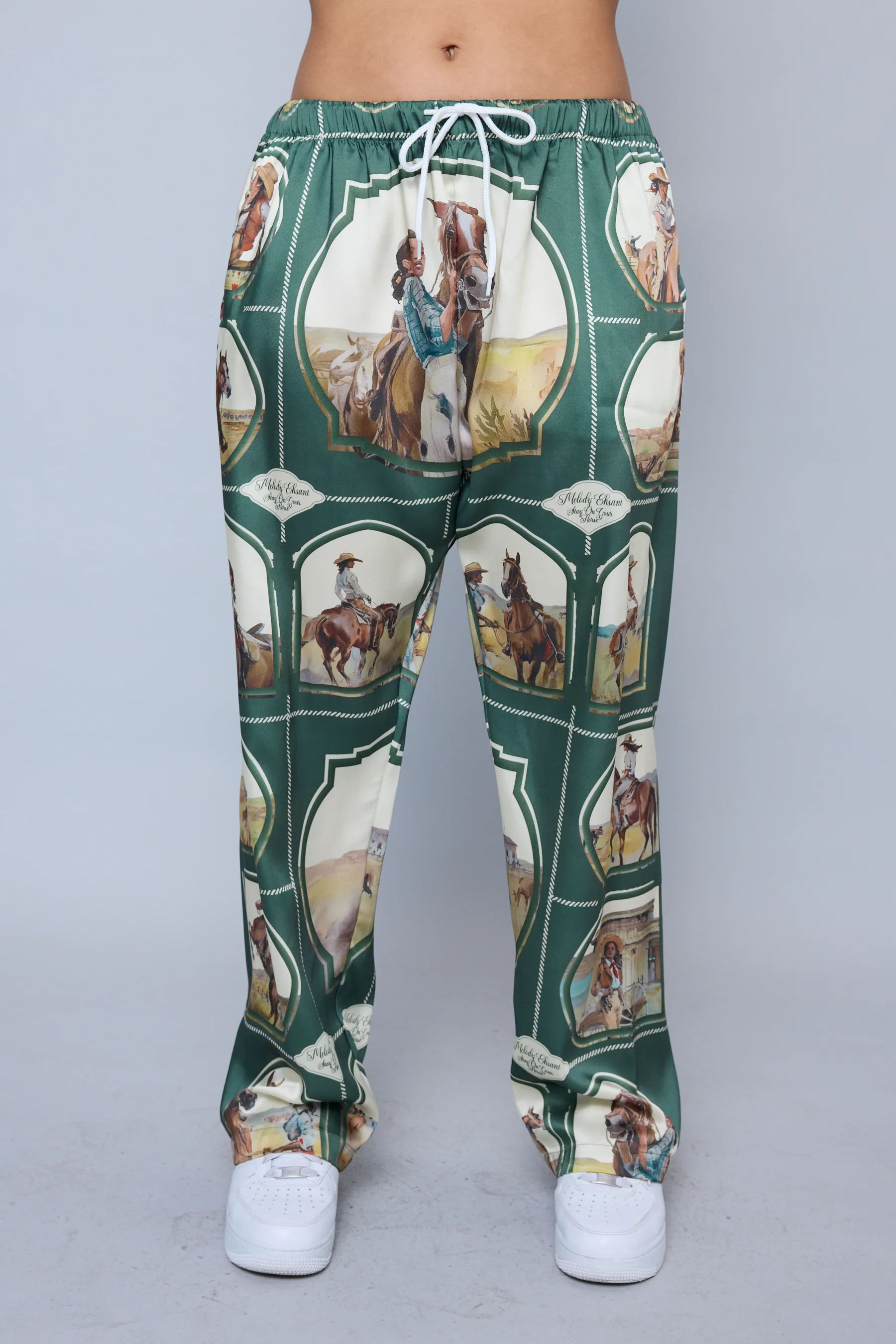 Silky Cowgirl Pant - Moss - Image 9