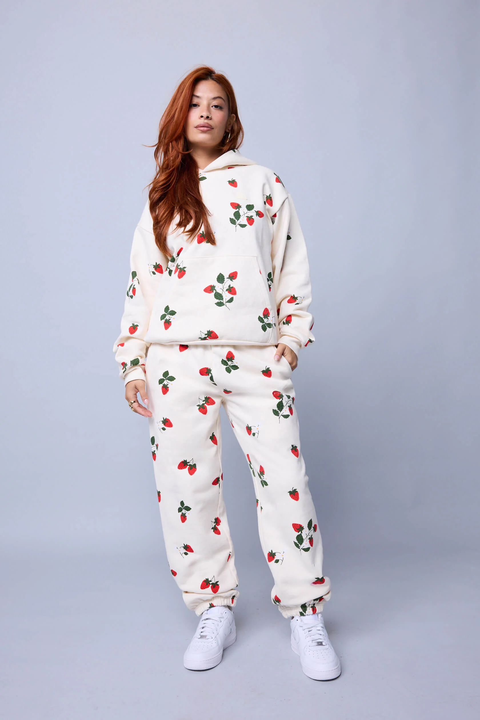 Strawberry Fields Hoodie - Buttercream - Image 3