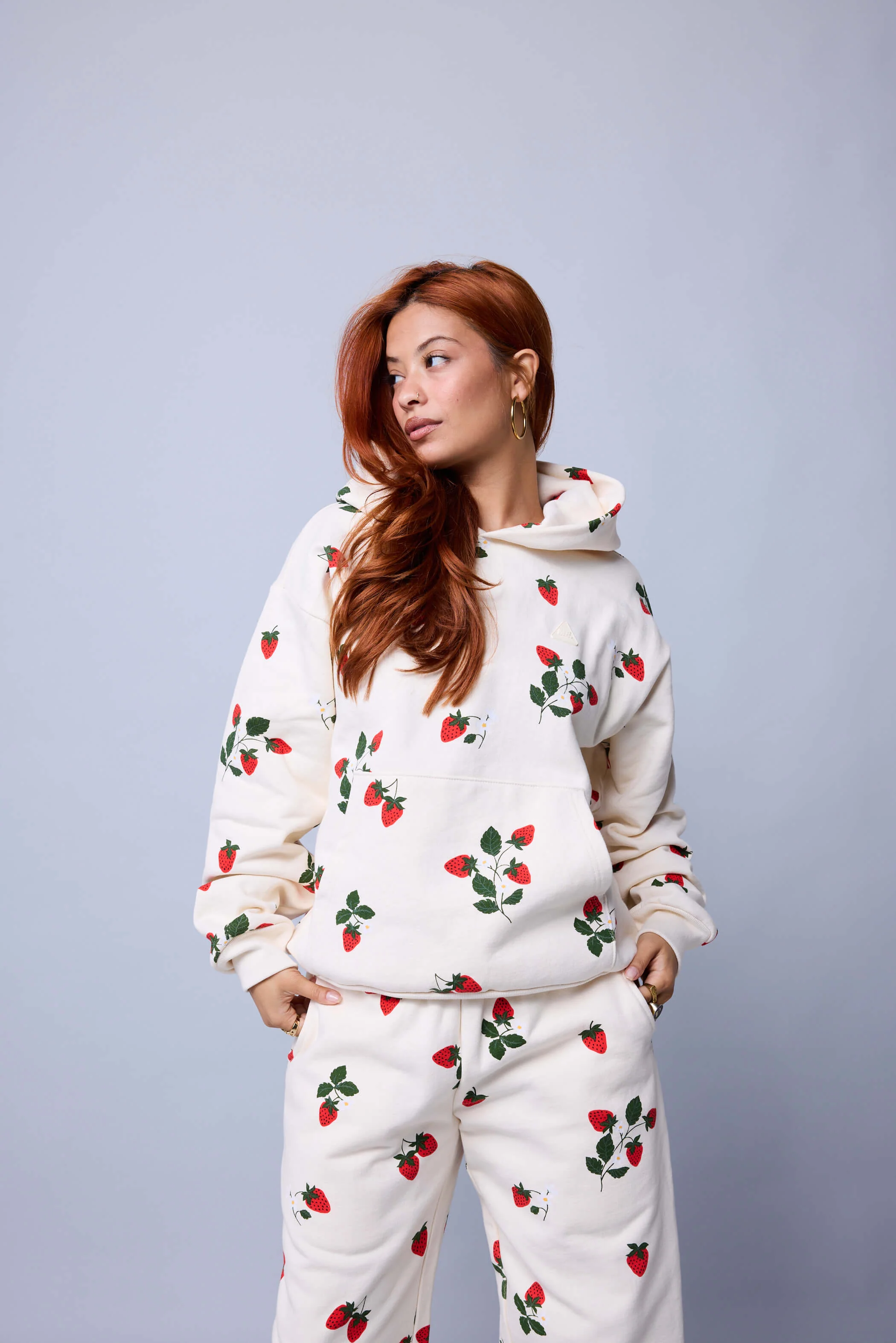 Strawberry Fields Hoodie - Buttercream - Image 5