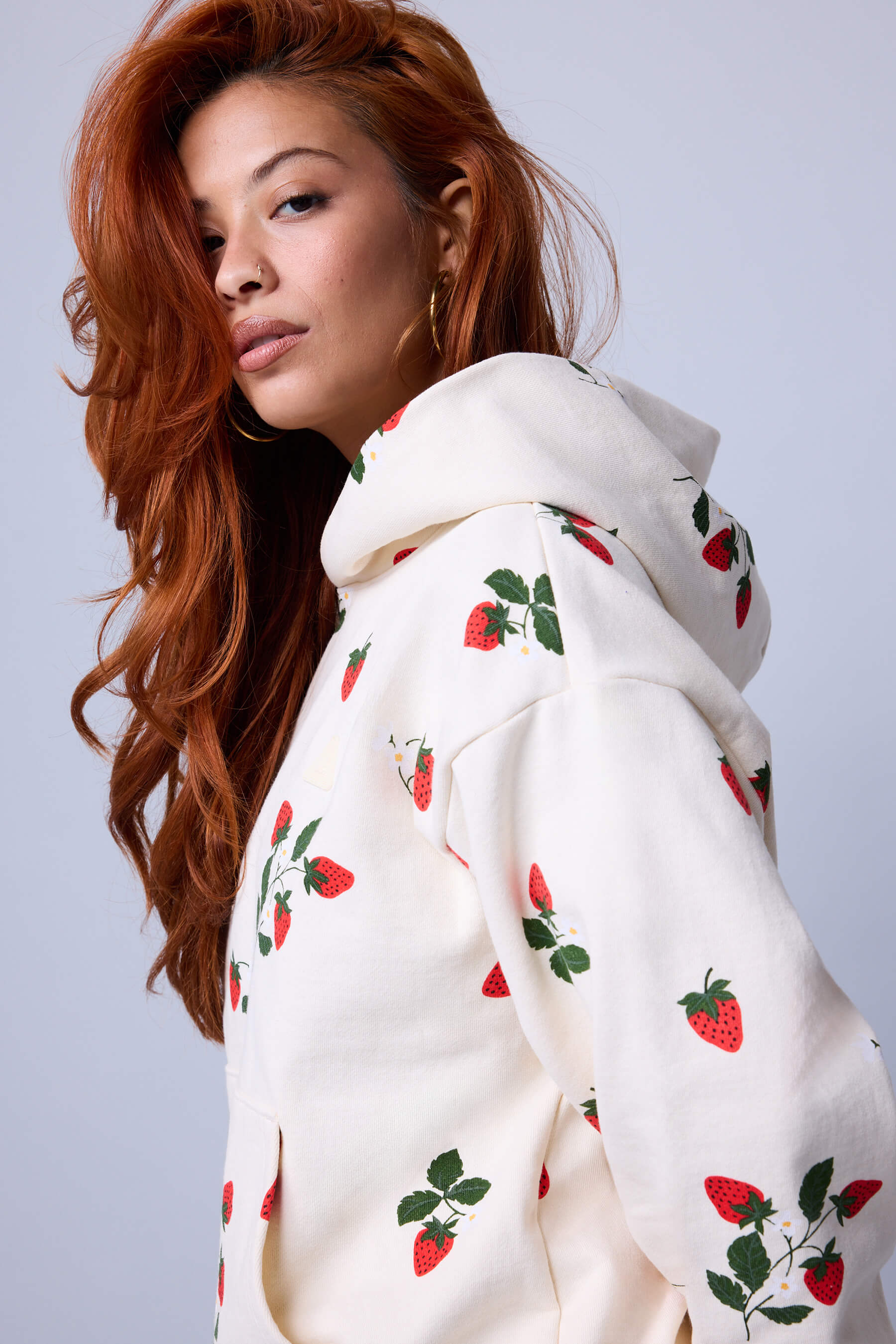 Strawberry Fields Hoodie - Buttercream - Image 7