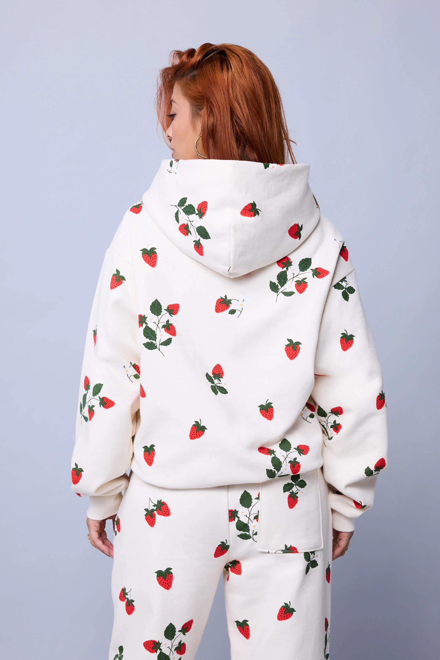 Strawberry Fields Hoodie - Buttercream - Image 8