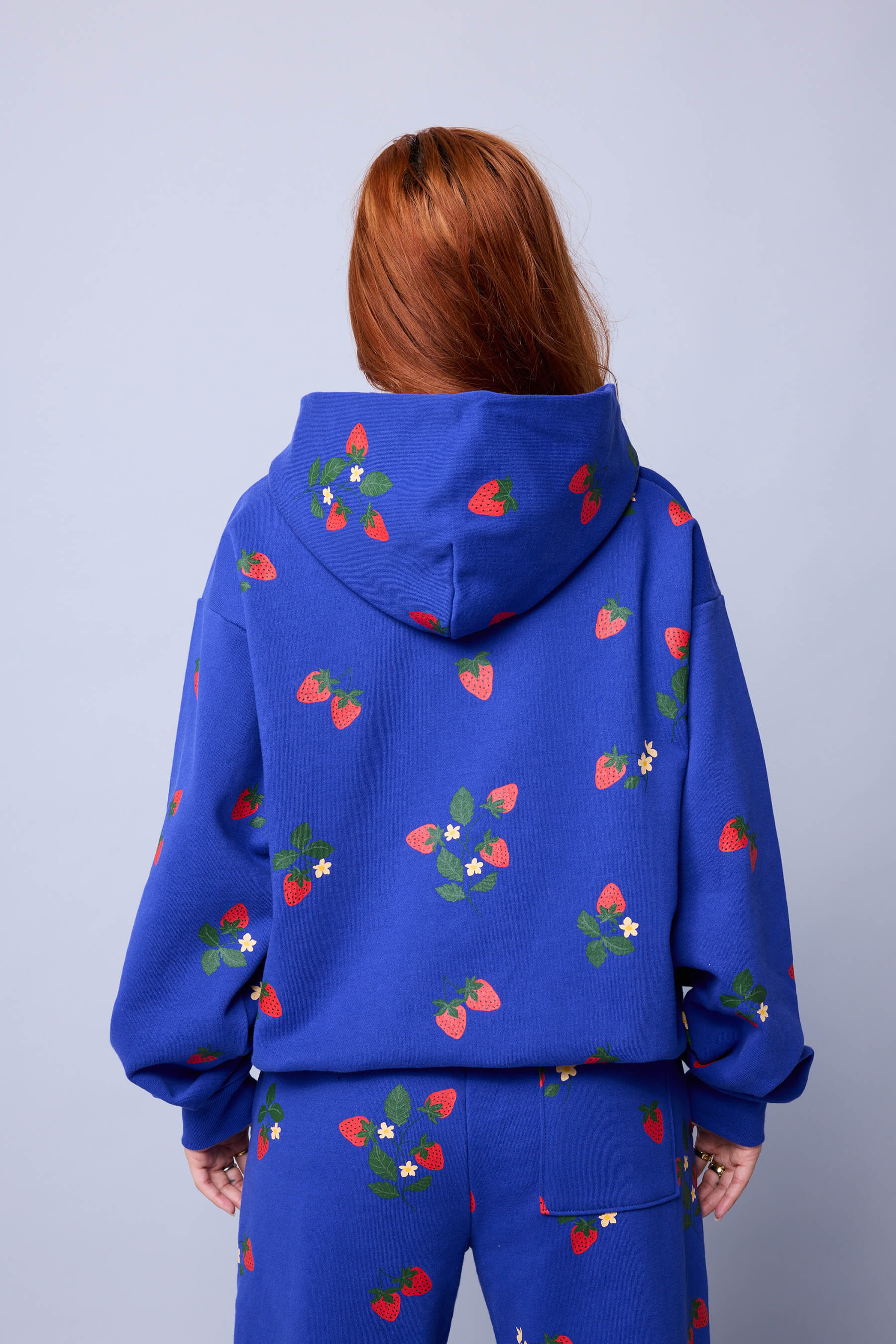 Strawberry Fields Hoodie - Cobalt - Image 8