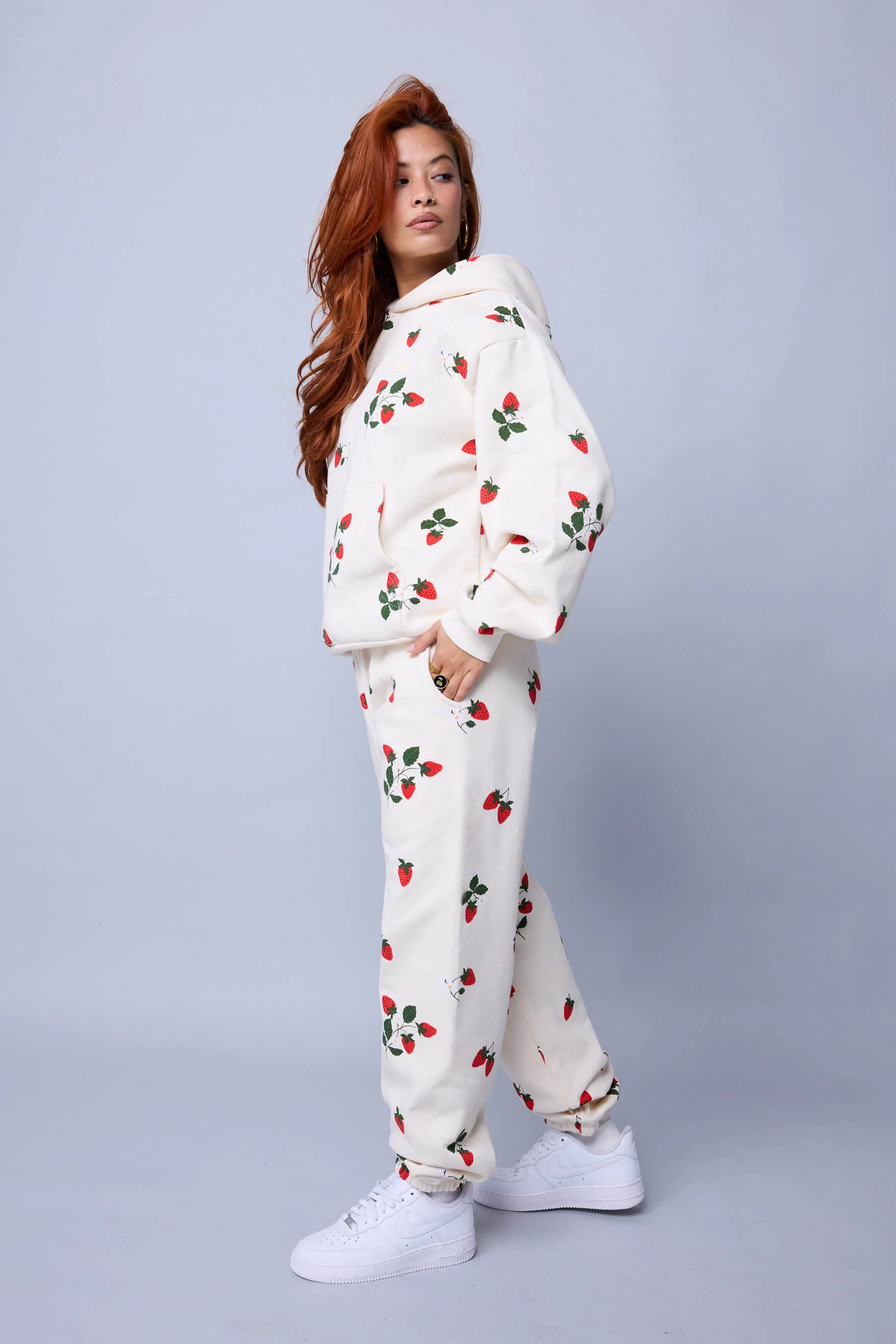 Strawberry Fields Sweatpant - Buttercream - Image 4