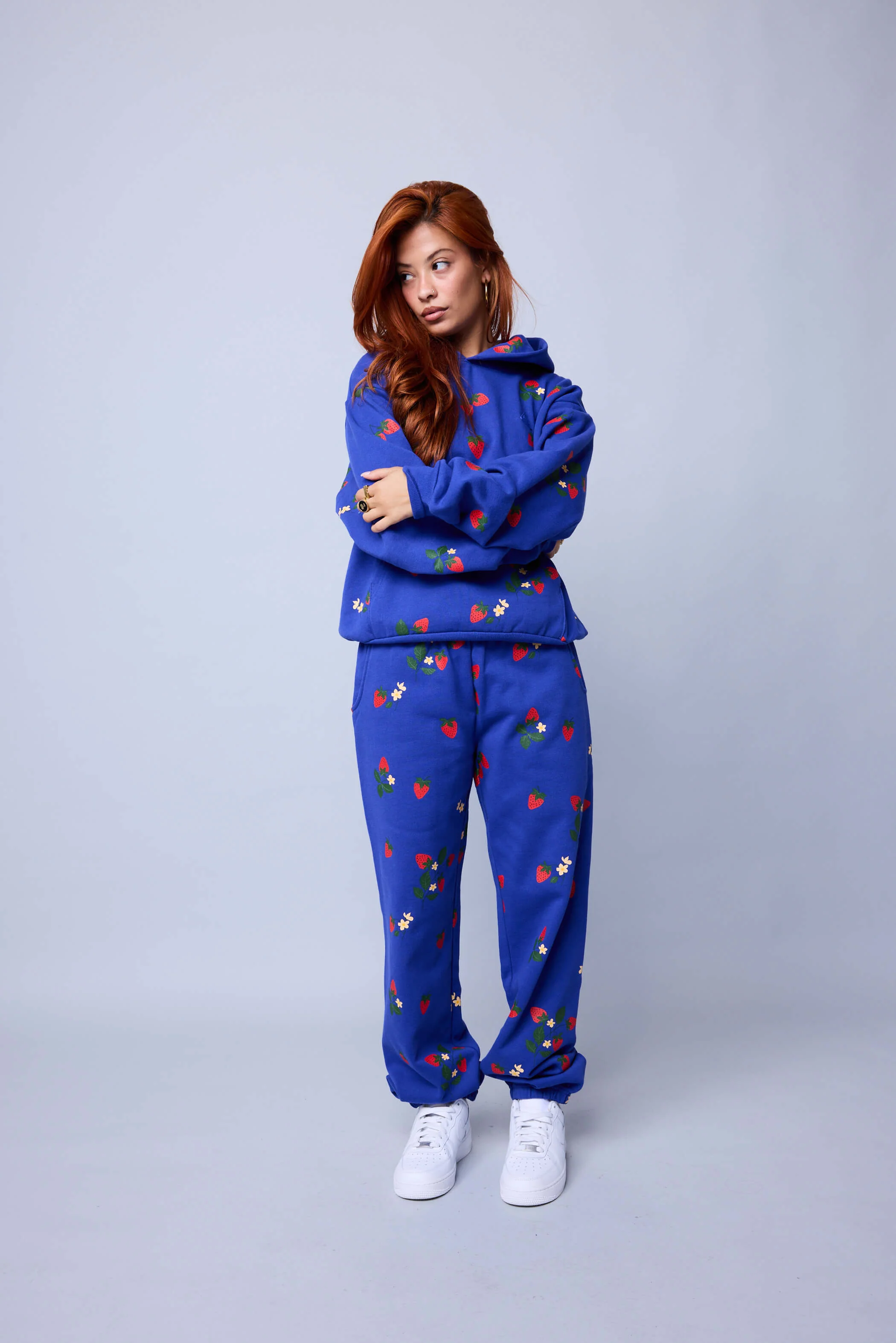 Strawberry Fields Sweatpant - Cobalt - Image 3