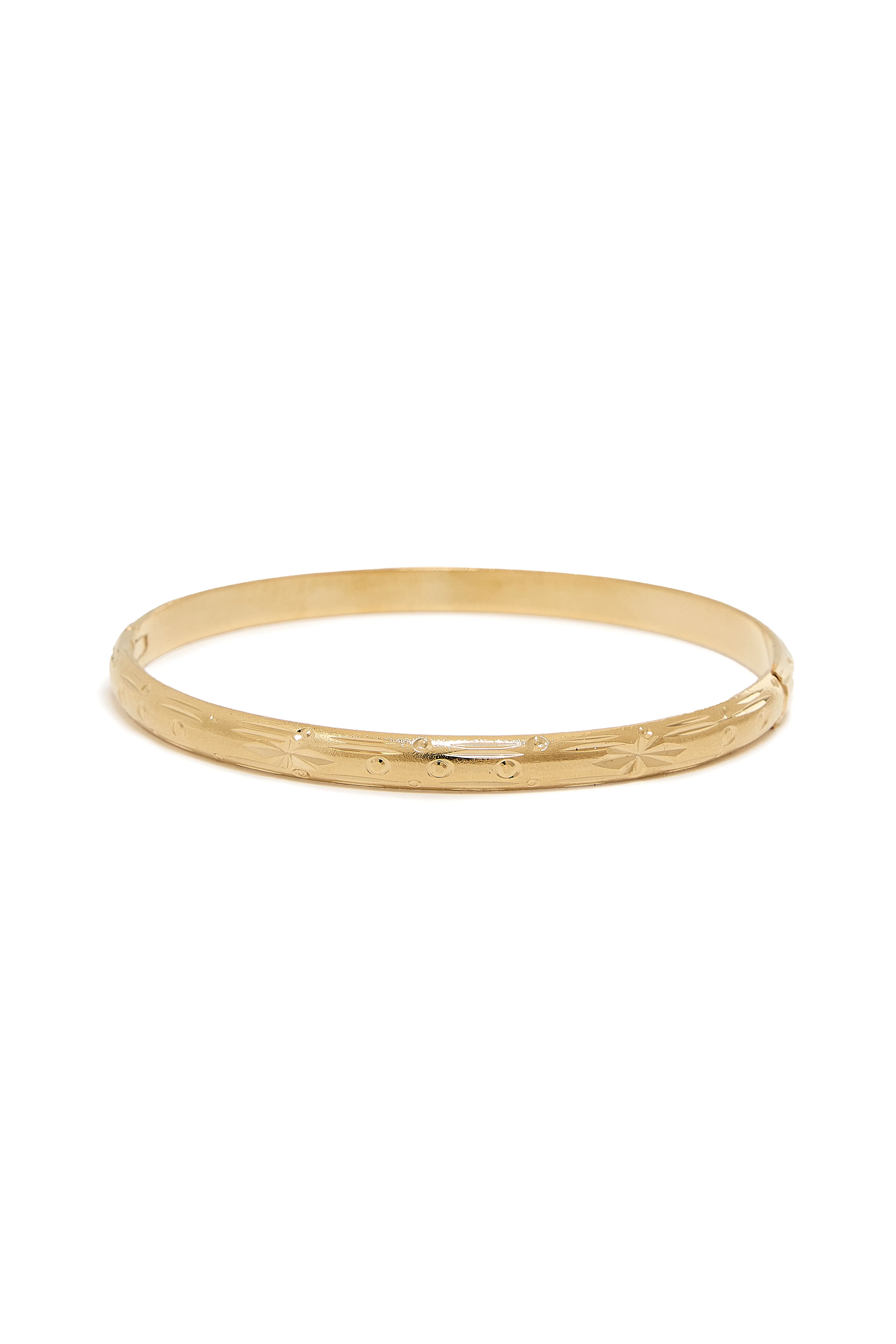 Thin Diamond Cut Bangle 3-Pack - Image 5