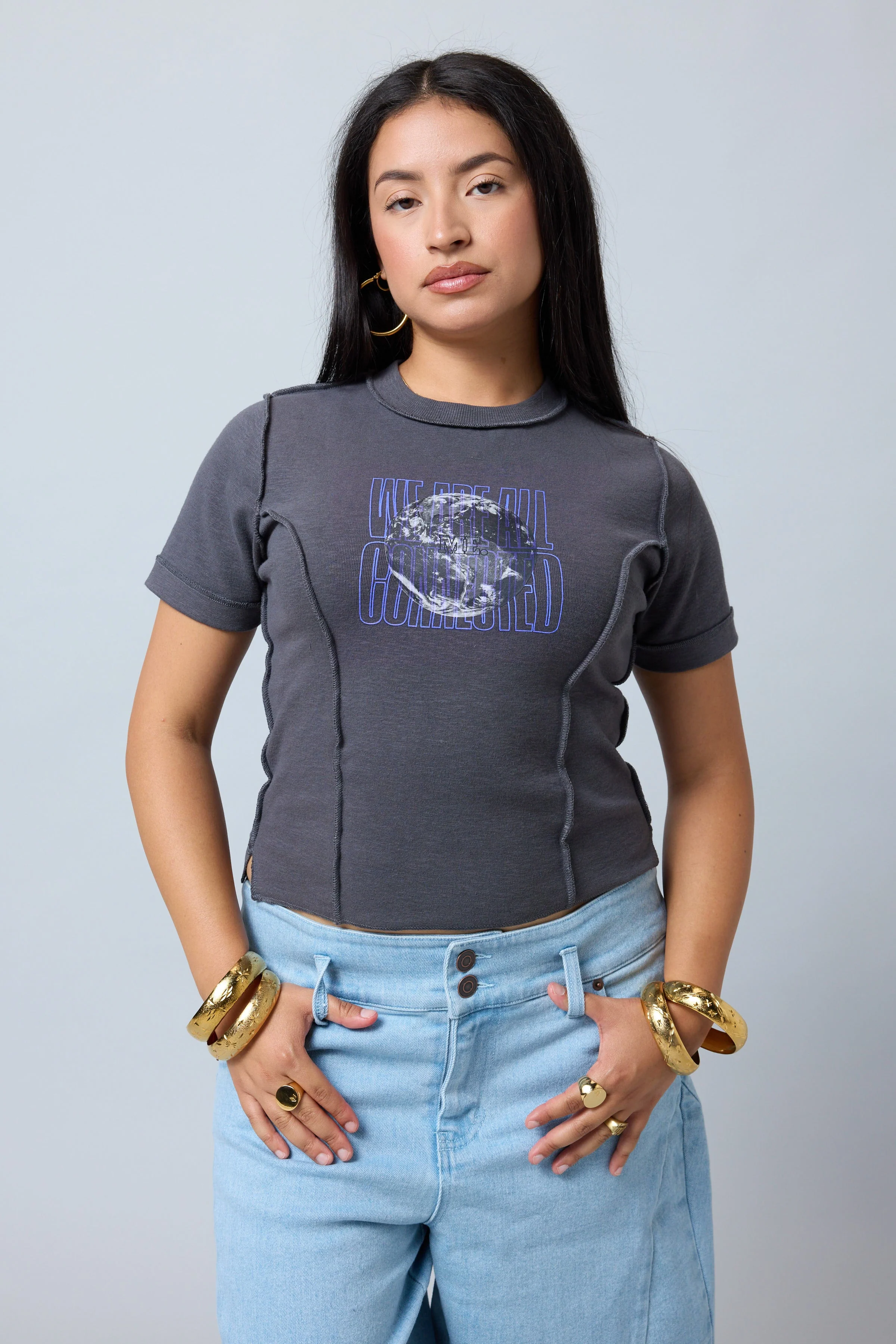 We Are All Connected Baby Tee - Image 6