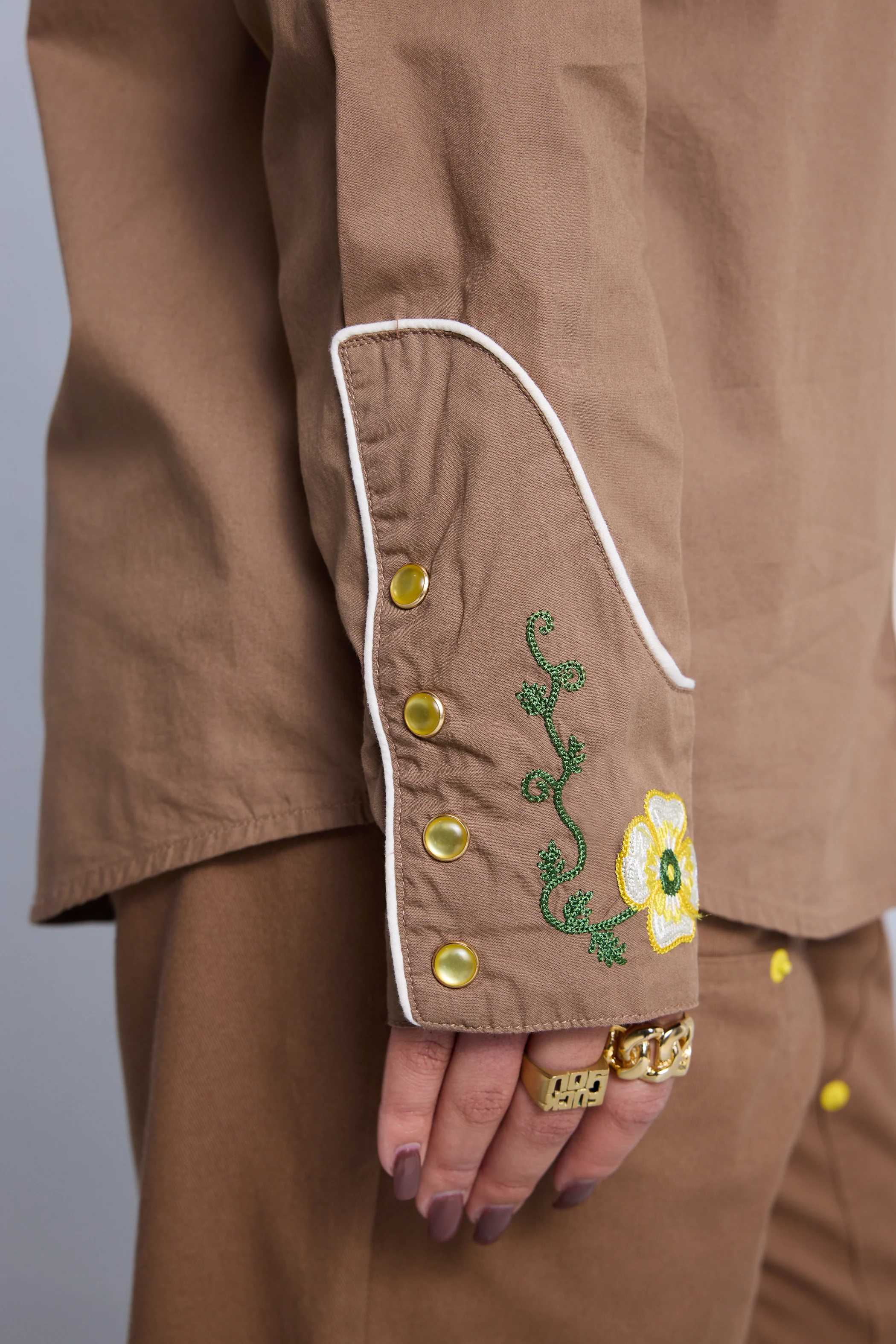 Western Floral Button Up - Image 6