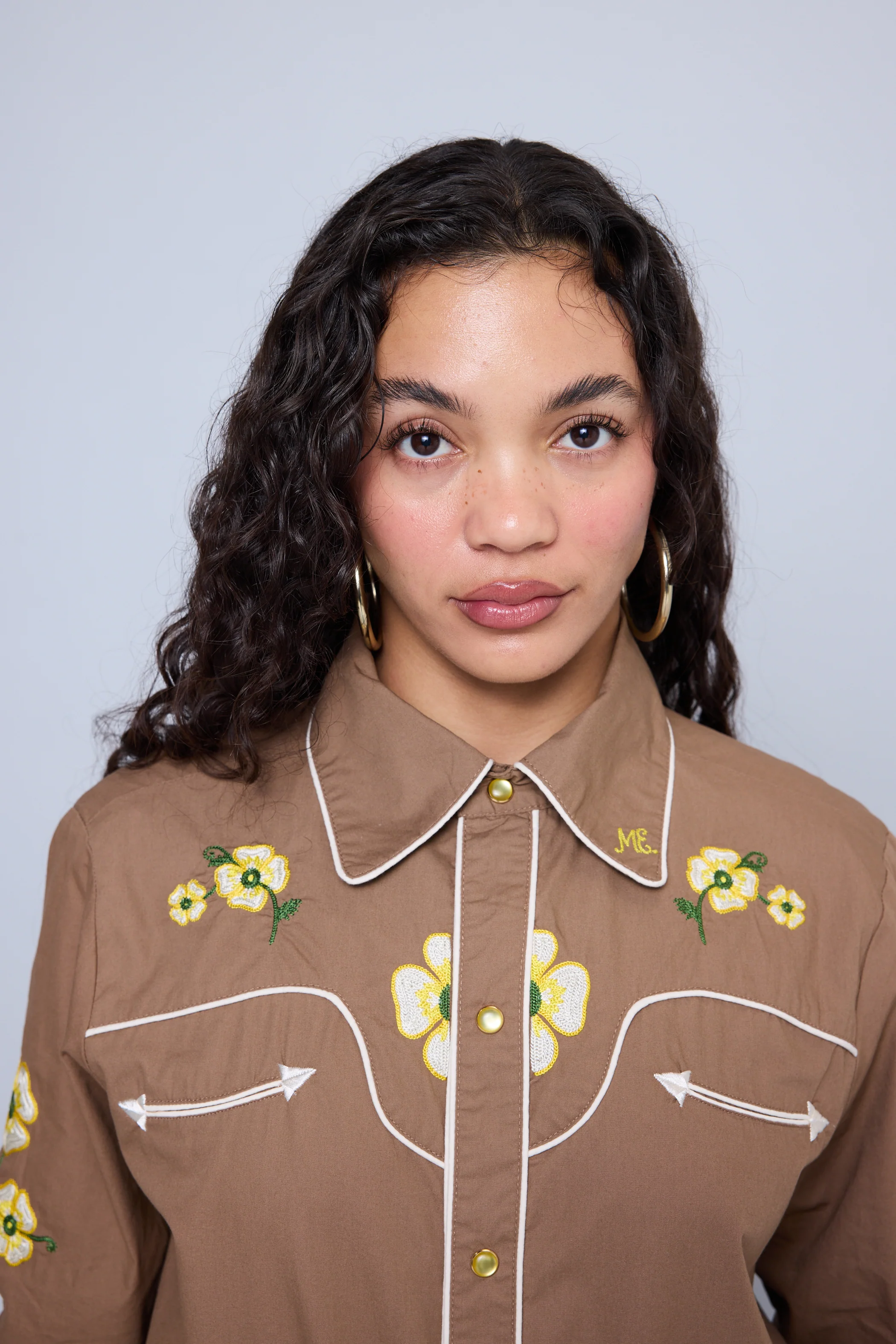 Western Floral Button Up - Image 7